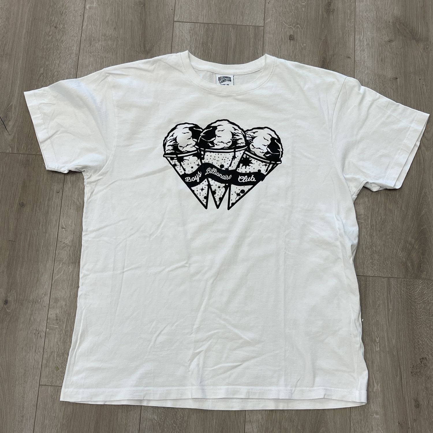 Billionaire Boys Club White Tee - Pre Owned, Product Condition: Pre-Owned, Clothing Size: XL