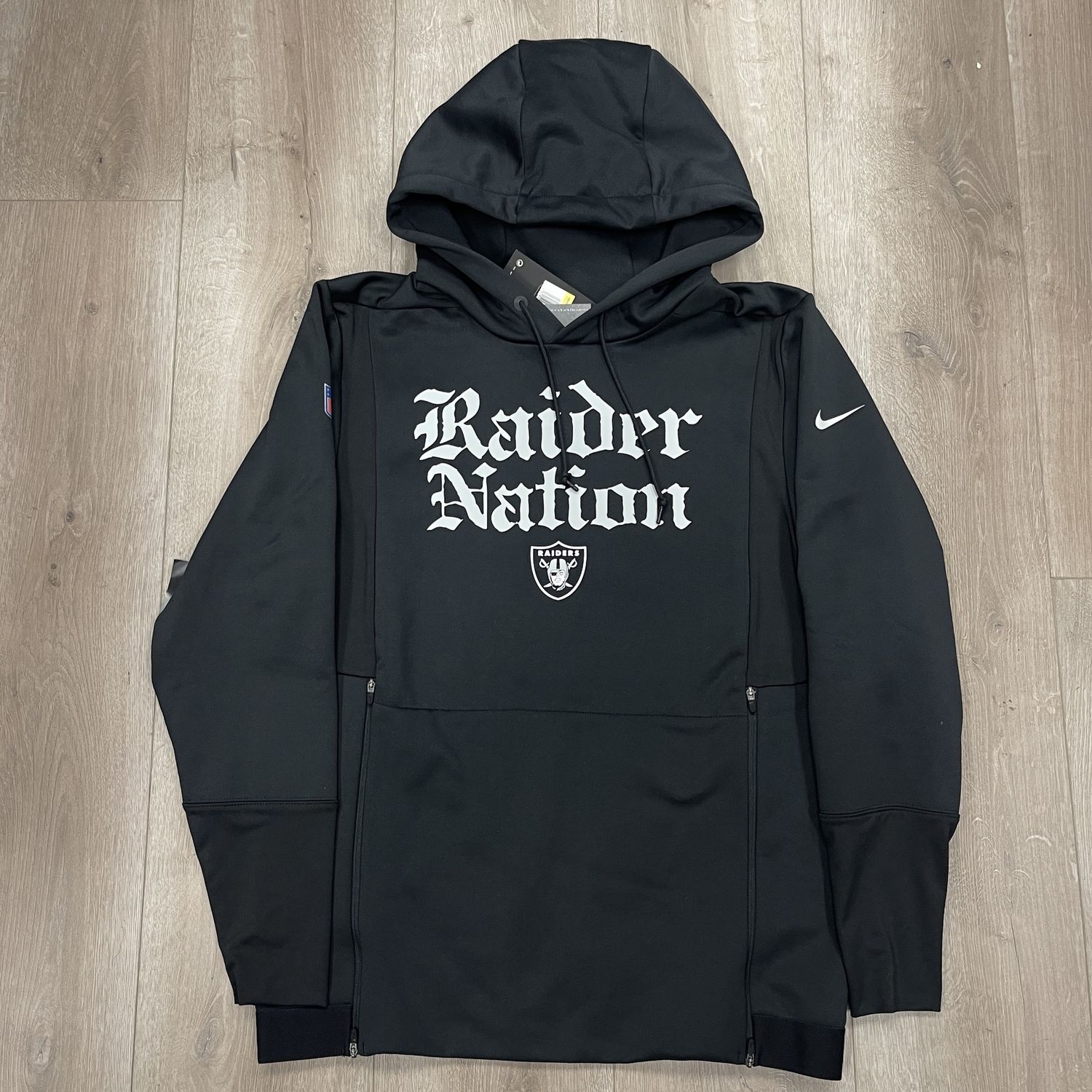 Nike NFL Raider Nation Hoodie Black - New, Product Condition: Pre-Owned, Clothing Size: S