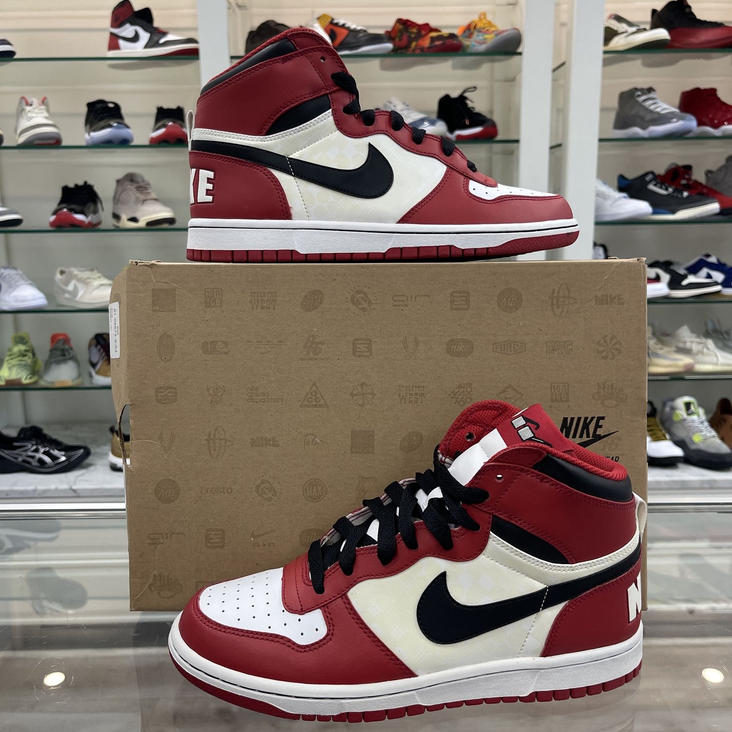 Nike Big Nike High Spike Lee - Pre Owned, Product Condition: Pre-Owned, Shoe Size: US M 8