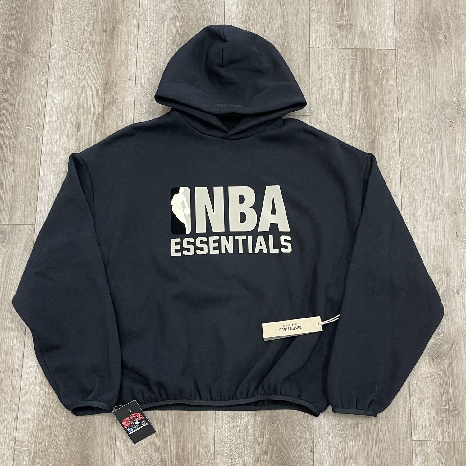 Fear of God Essentials NBA Hoodie (SS25) Black - New, Product Condition: Brand New, Clothing Size: M