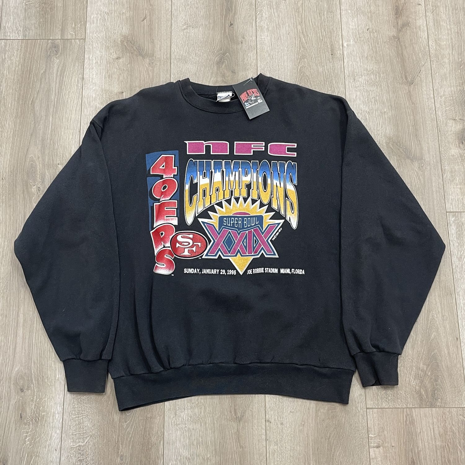 Vintage 1994 49ers Superbowl Crewneck - Pre Owned, Product Condition: Pre-Owned, Clothing Size: L
