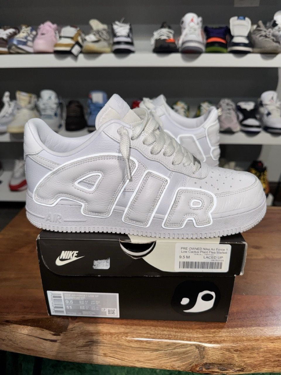 Nike Air Force 1 Low Cactus Plant Flea Market White (2024) • Pre-Owned, Product Condition: Pre-Owned, Shoe Size: US M 9.5