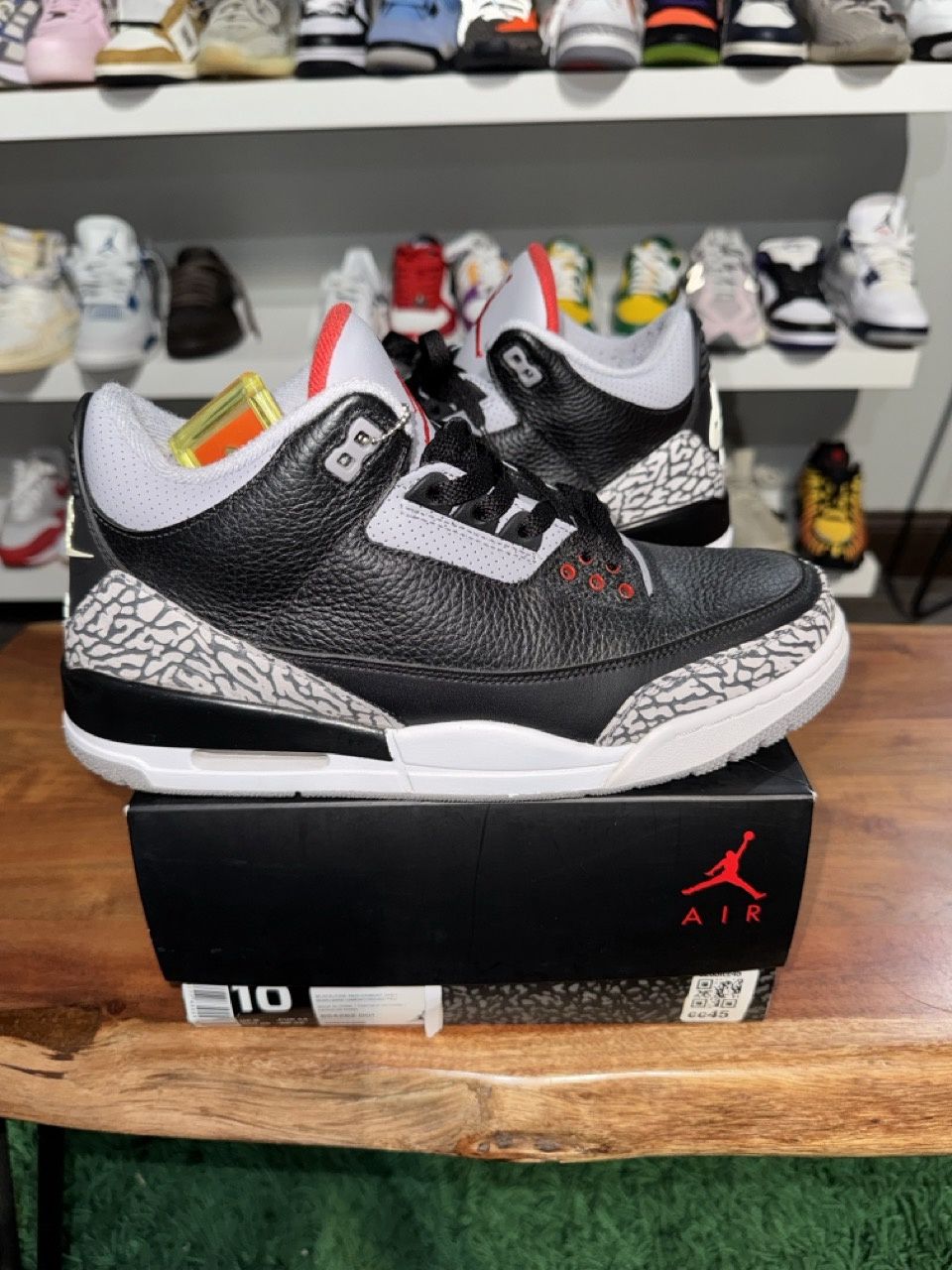 Jordan 3 Retro Black Cement (2018) • Pre-Owned, Product Condition: Pre-Owned, Shoe Size: US M 10