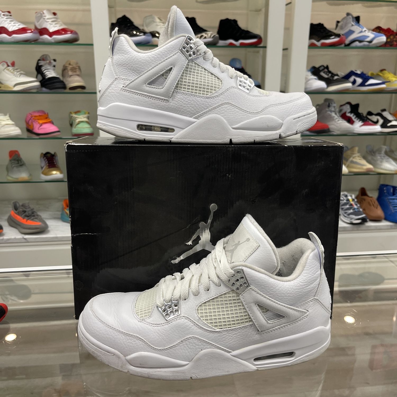 Jordan 4 Retro Pure Money (2006) - Pre-Owned, Product Condition: Pre-Owned, Shoe Size: US M 10.5