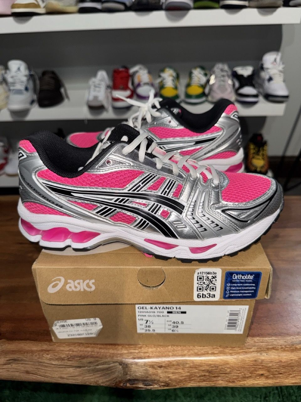ASICS Gel-Kayano 14 Pink Glo - Pre-Owned, Product Condition: Pre-Owned, Shoe Size: US M 7.5