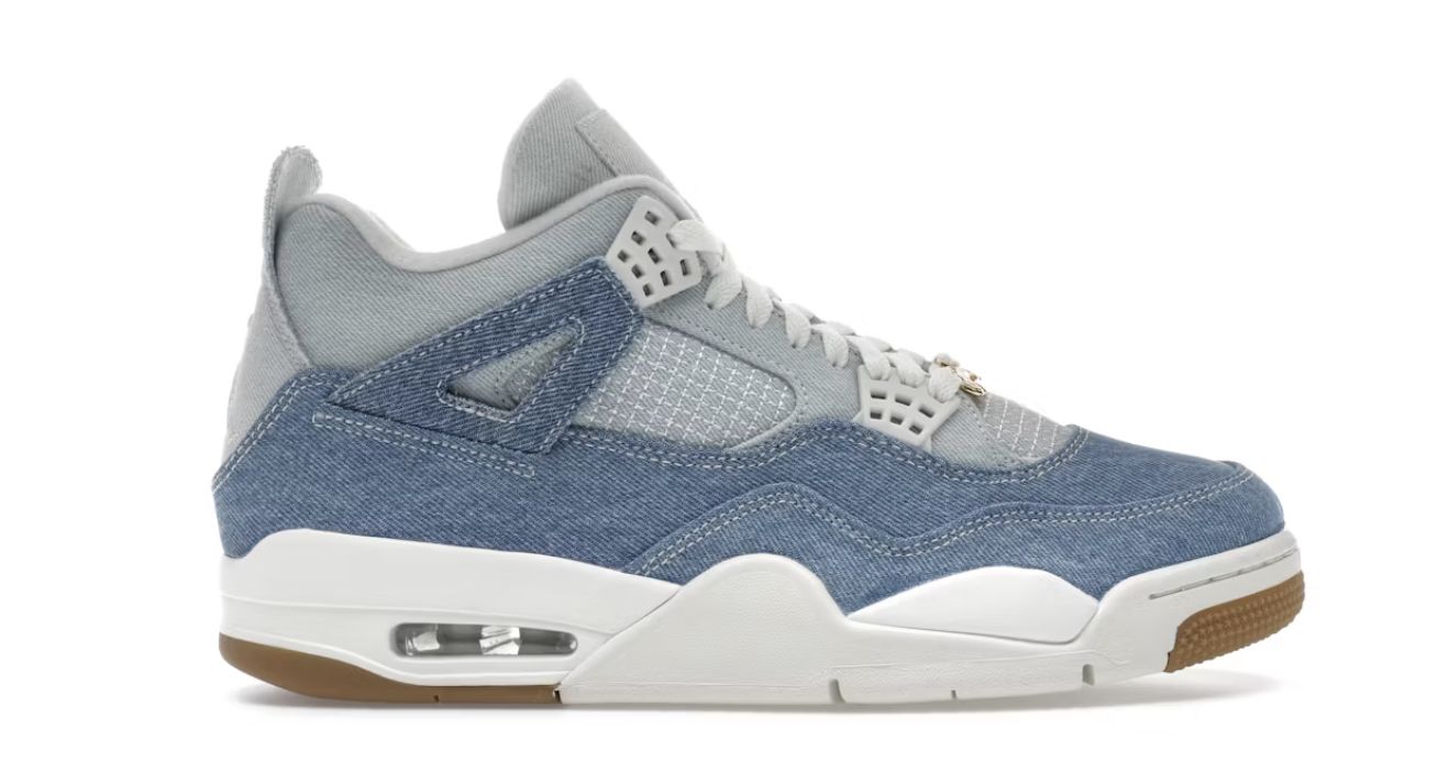 Jordan 4 Retro TEX Denim Worn Blue (W) - Brand New