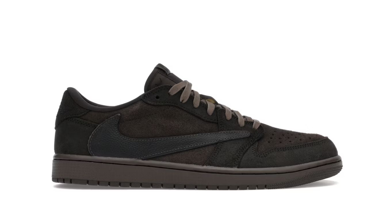 Jordan 1 Retro Low OG SP Travis Scott Velvet Brown NO BOX • Pre-Owned