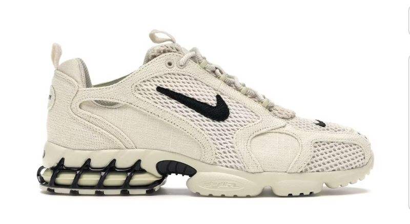 Nike Air Zoom Spiridon Cage 2 Stussy Fossil - Pre-Owned