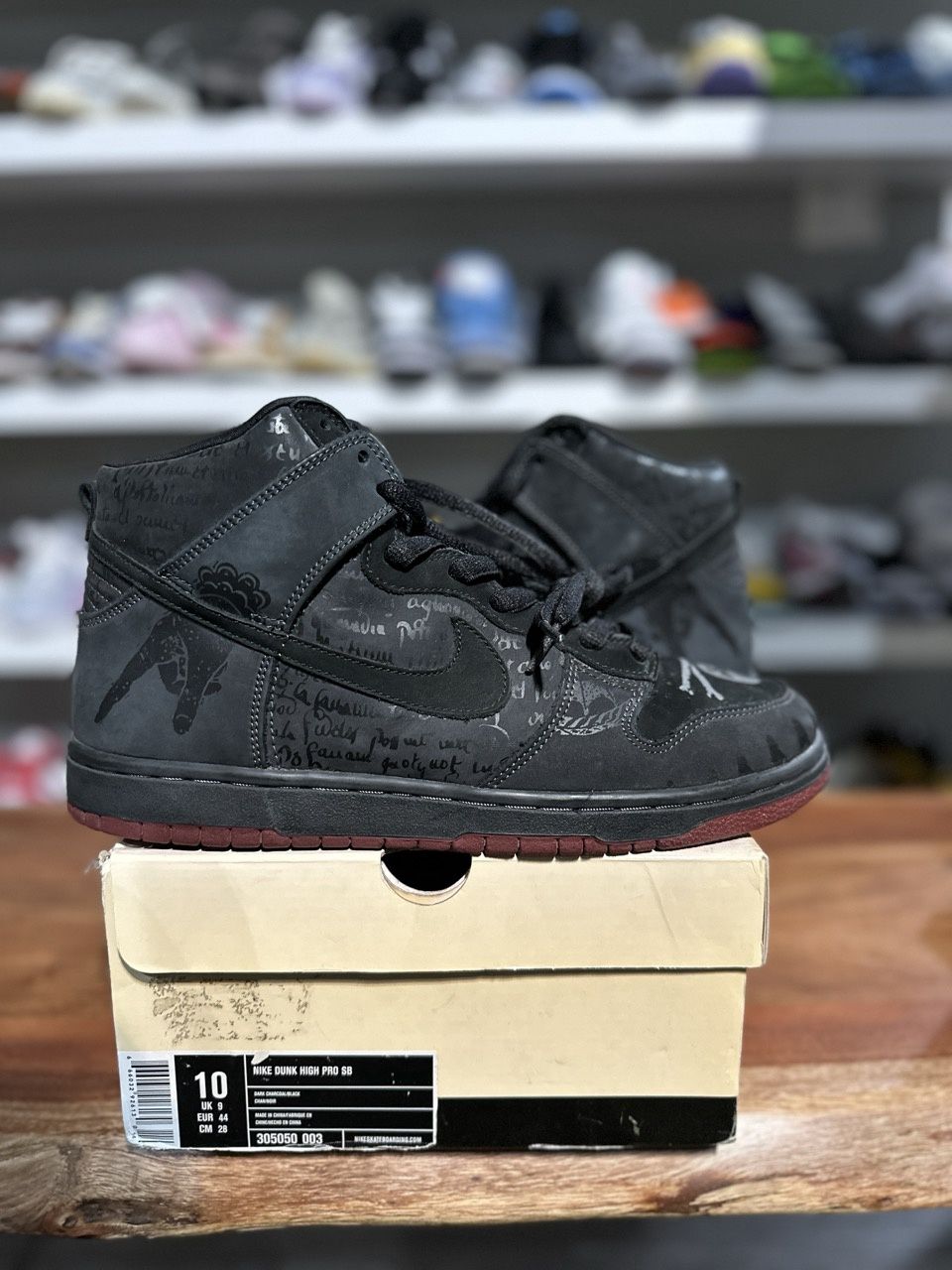 Nike SB Dunk High Melvins (Black) - Pre-Owned, Product Condition: Pre-Owned, Shoe Size: US M 10