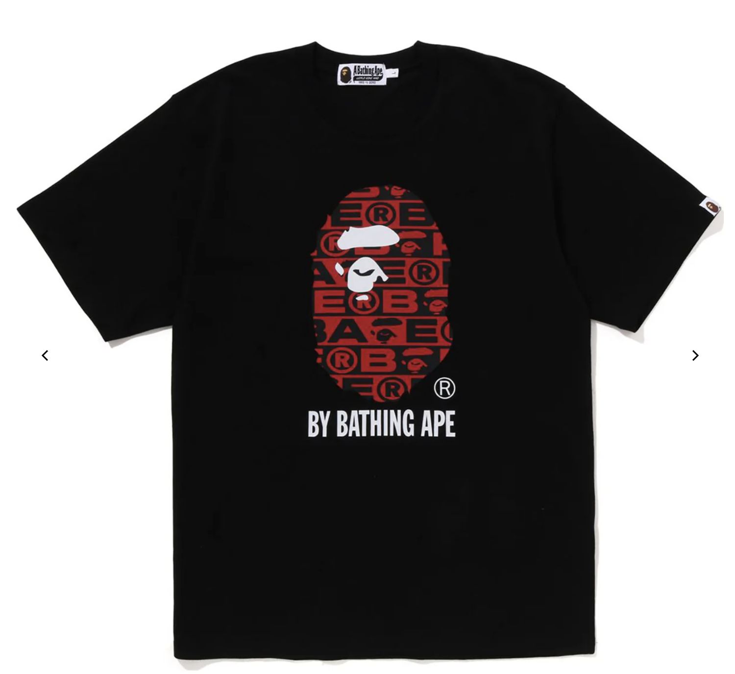 Bape Lux Sport Pattern Black Tee - New, Clothing Size: S, Product Condition: Brand New