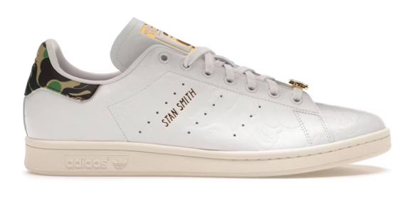 adidas Stan Smith Bape 30th Anniversary White - New, Product Condition: Brand New, Shoe Size: US M 10.5