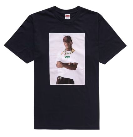 Supreme Tyler The Creator Tee Navy - New, Product Condition: Brand New, Clothing Size: L