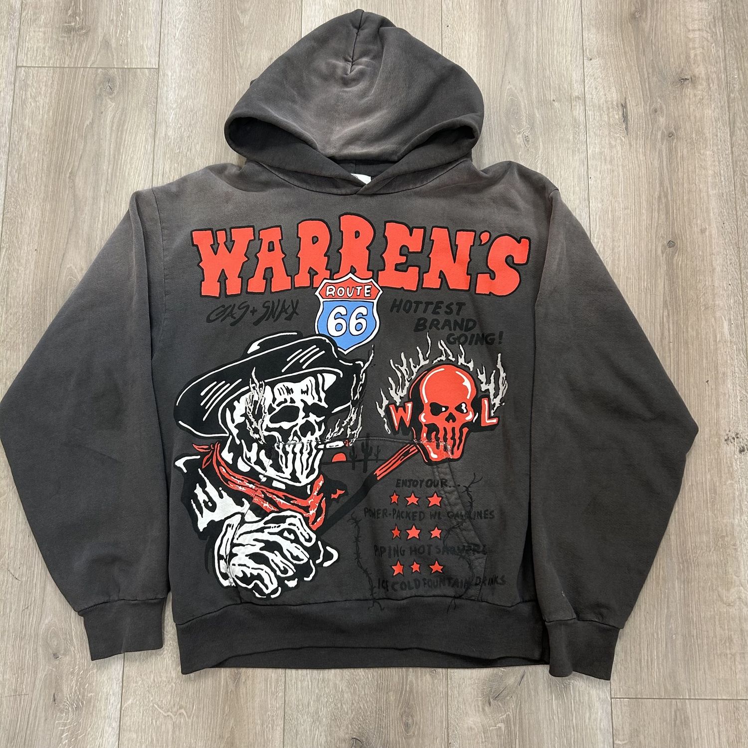 Warren Lotas Route 66 Gas Snax 66 Hoodie - Pre Owned, Product Condition: Pre-Owned, Clothing Size: M