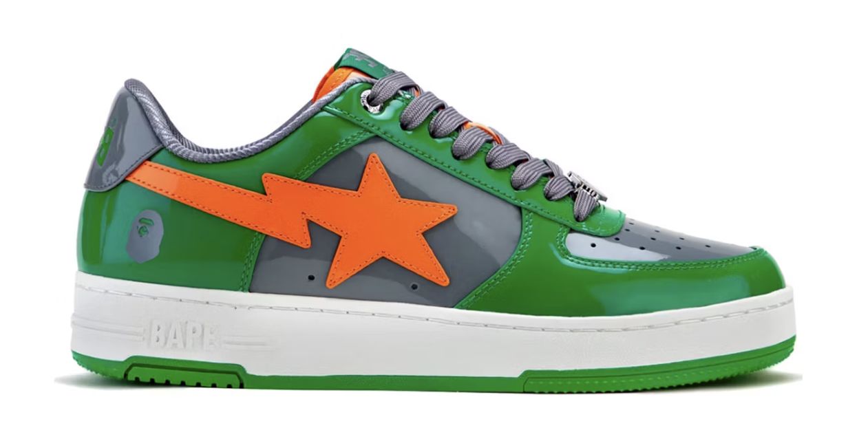 A Bathing Ape Bape Sta #1 Green Grey - Brand New