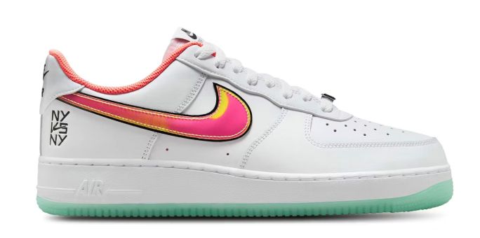 Nike Air Force 1 Low NY vs. NY White Crimson Pulse