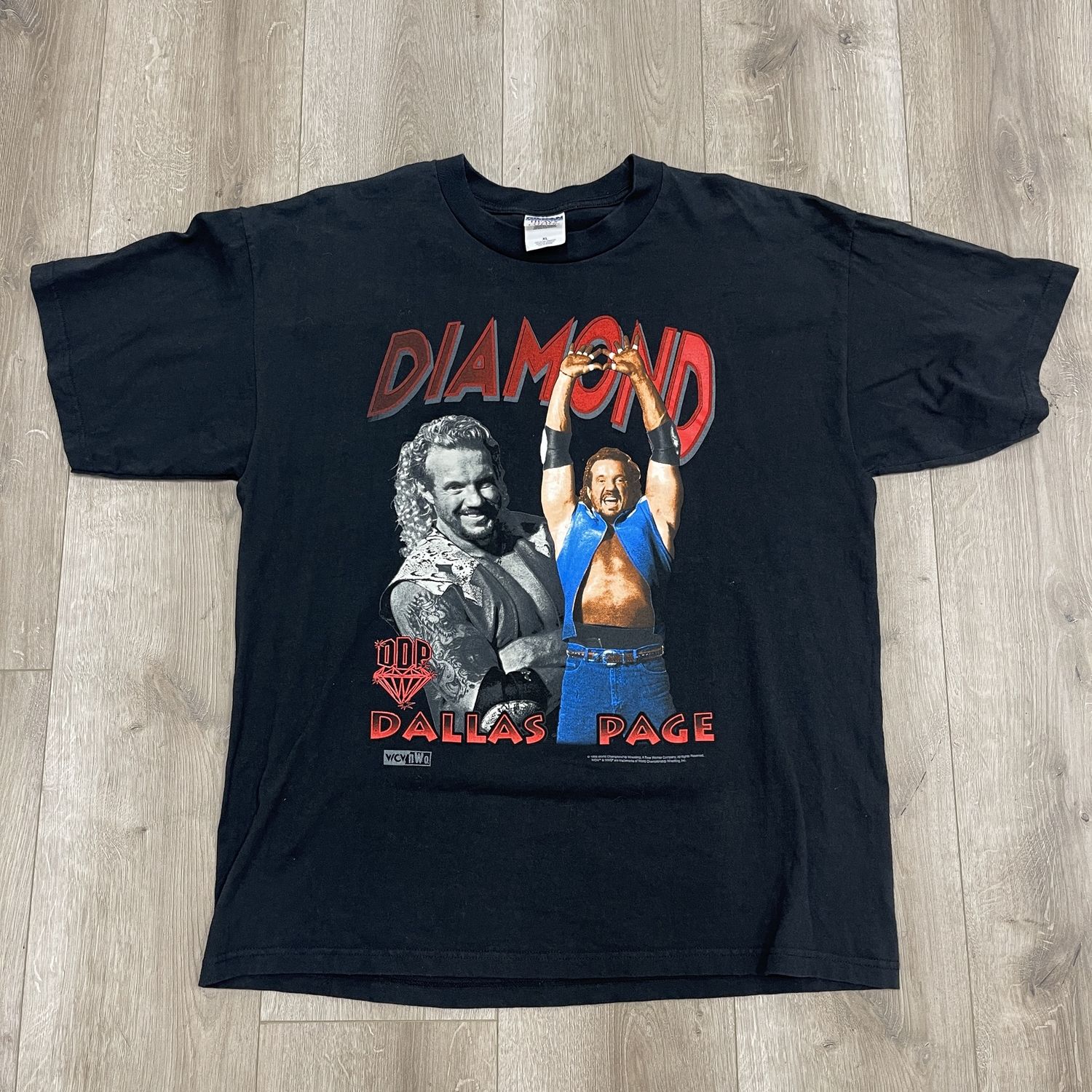 1998 Diamond Dallas Page WCW Tee - Pre Owned, Product Condition: Pre-Owned, Clothing Size: XL
