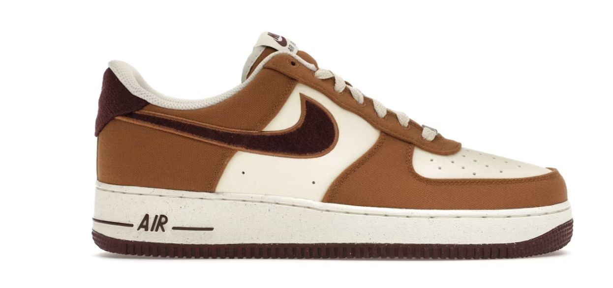 Nike Air Force 1 Low &#39;07 LV8 Notebook Doodle Pack Light British Tan - Brand New