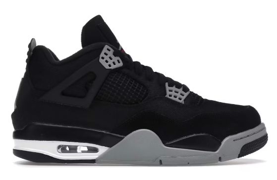 Jordan 4 Retro SE Black Canvas - Pre-Owned