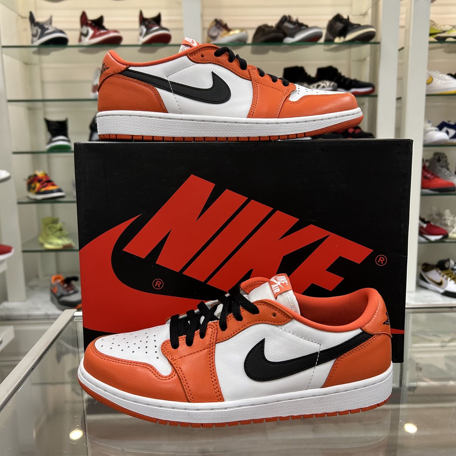 Jordan 1 Low Starfish - Pre-Owned, Product Condition: Pre-Owned, Shoe Size: US M 10.5