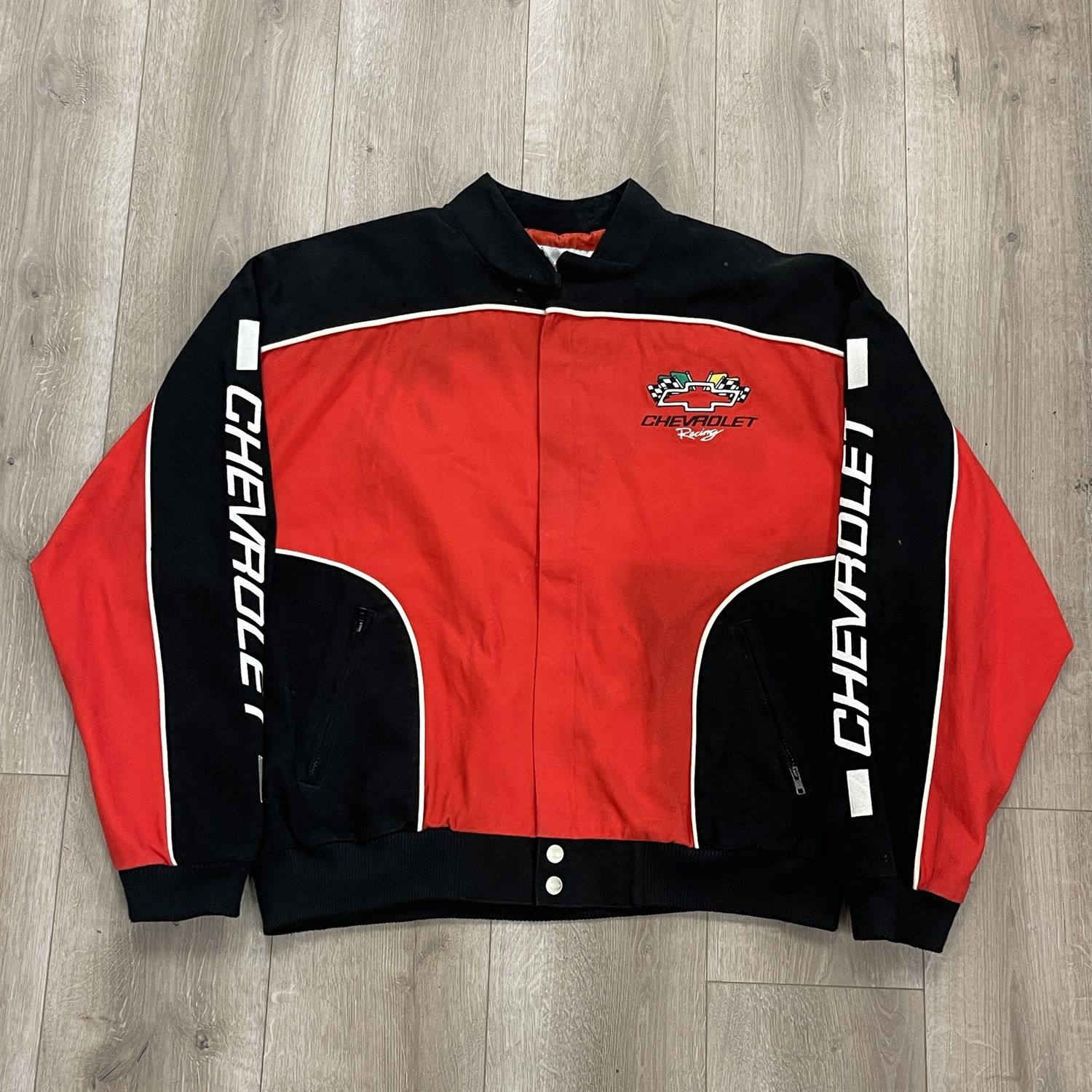 Vintage Chevrolet Racing Jacket - Pre Owned, Product Condition: Pre-Owned, Clothing Size: XXL
