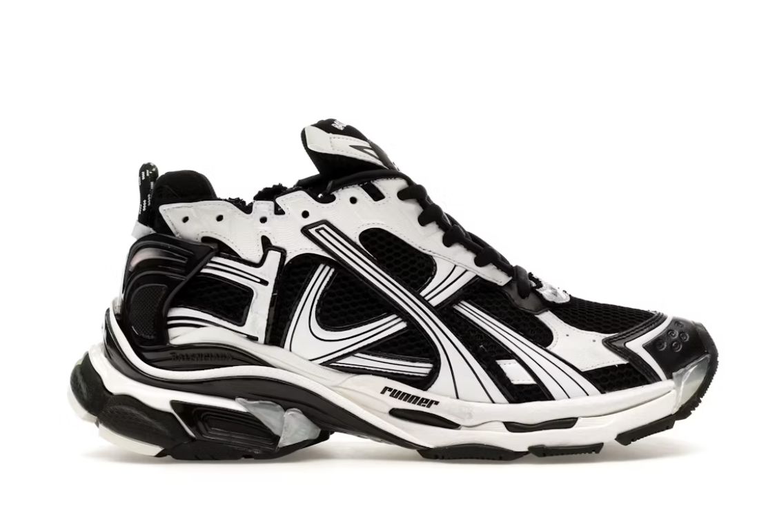 Balenciaga Runner Black White • Brand New, Product Condition: Brand New, Shoe Size: US M 8