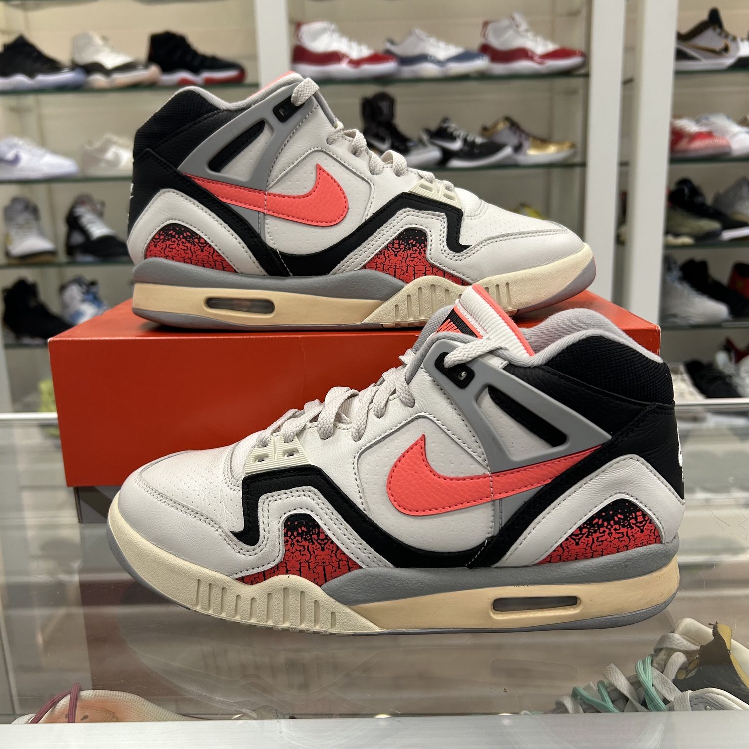 Nike Air Tech Challenge II Hot Lava (2024), Product Condition: Pre-Owned, Shoe Size: US M 9