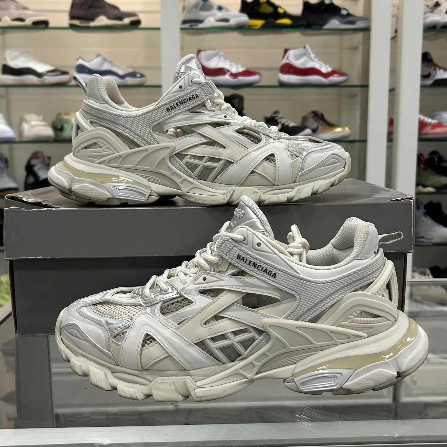 Balenciaga Track.2 White, Product Condition: Pre-Owned, Shoe Size: US M 10