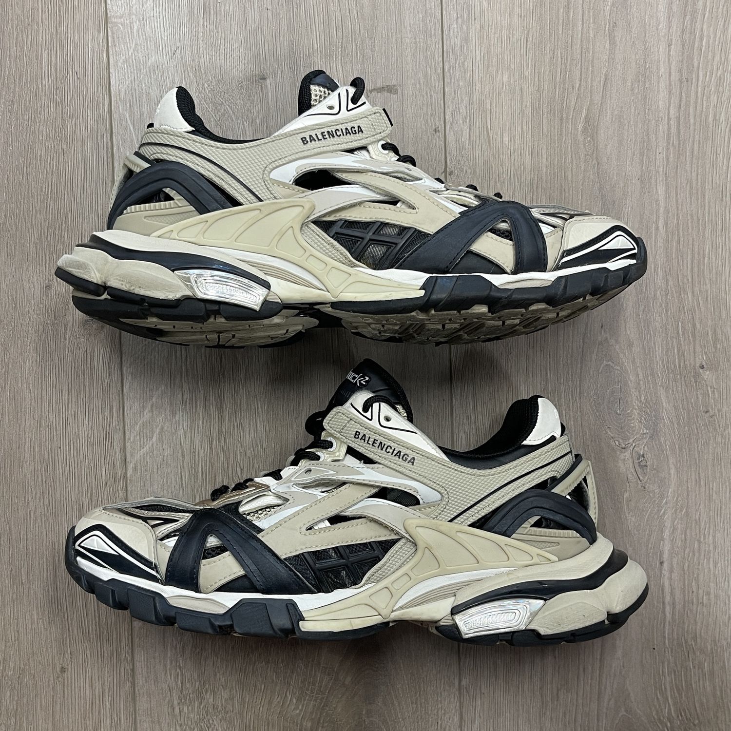 Balenciaga Track.2 Beige, Product Condition: Pre-Owned, Shoe Size: US M 9