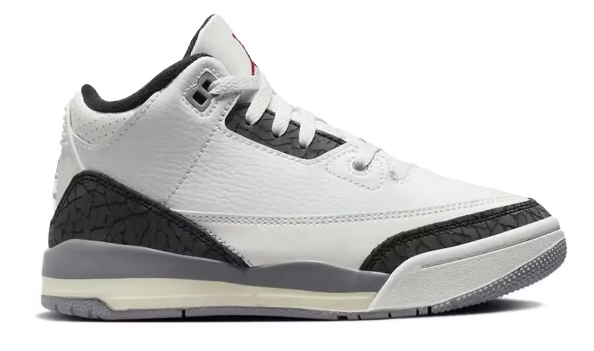 Jordan 3 Retro Cement Grey (PS) - Brand New