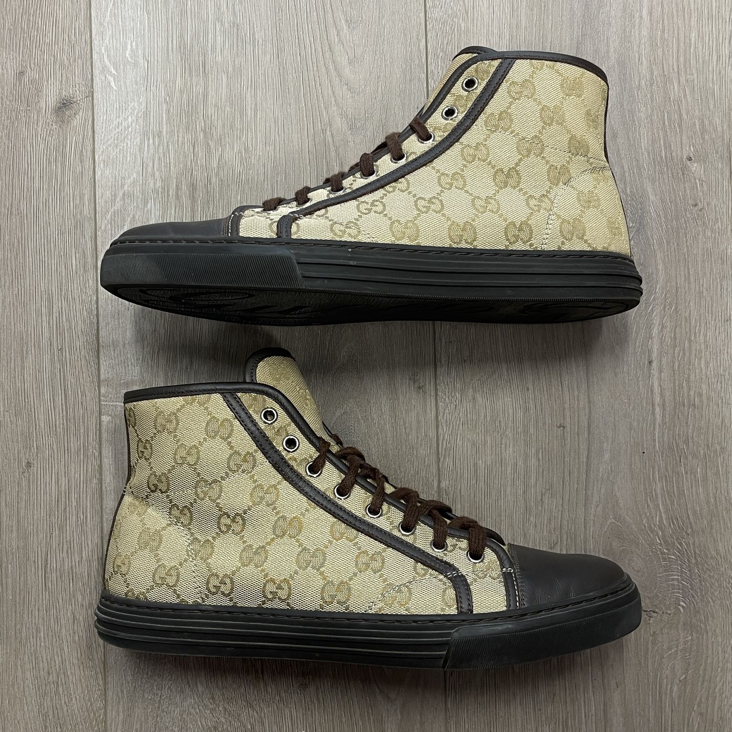 Gucci California GG High &#39;Beige Blue&#39;, Product Condition: Pre-Owned, Shoe Size: US M 9.5