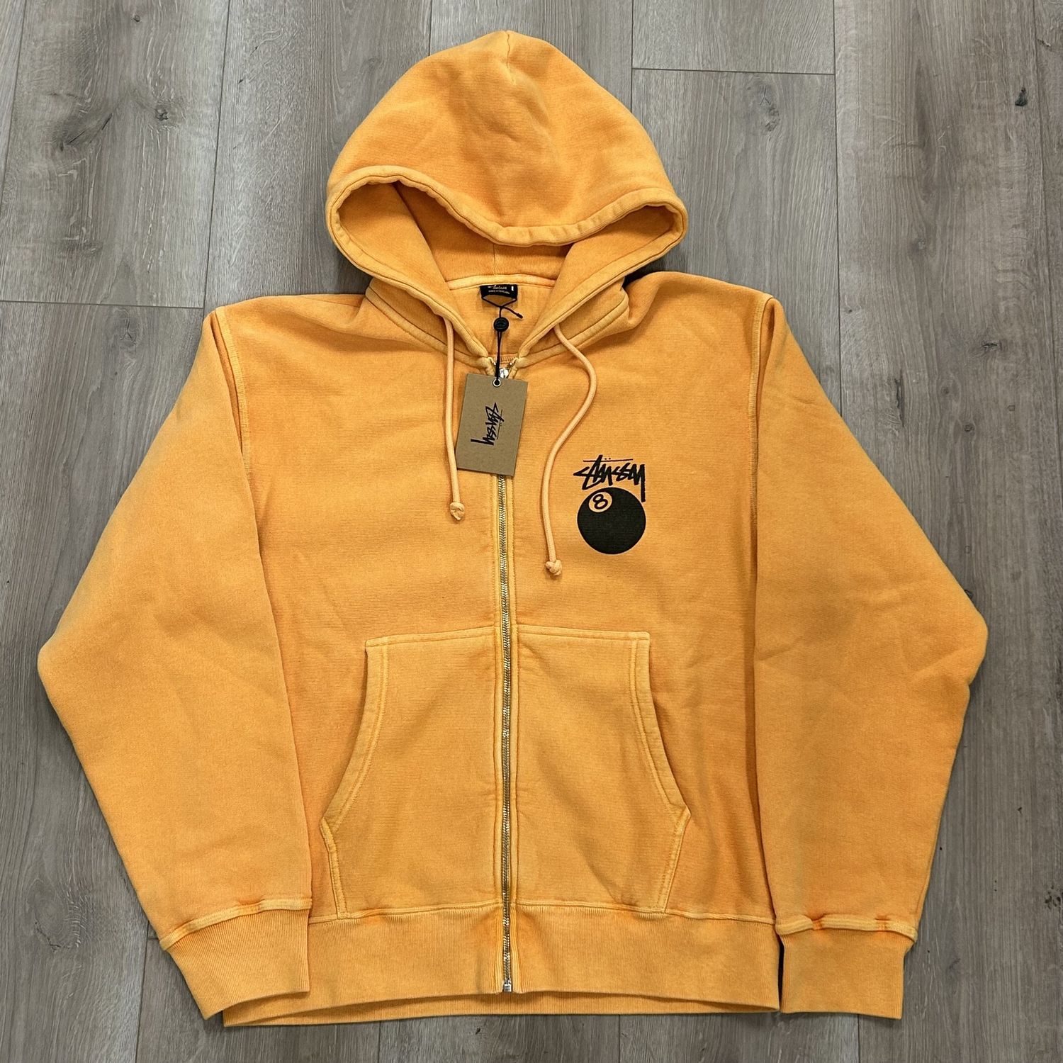Stussy Orange Zip Up - New, Product Condition: Brand New, Clothing Size: M