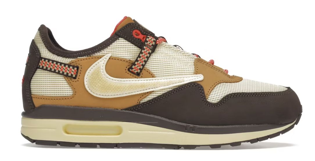 Nike Air Max 1 Travis Scott Cactus Jack Baroque Brown - Brand New