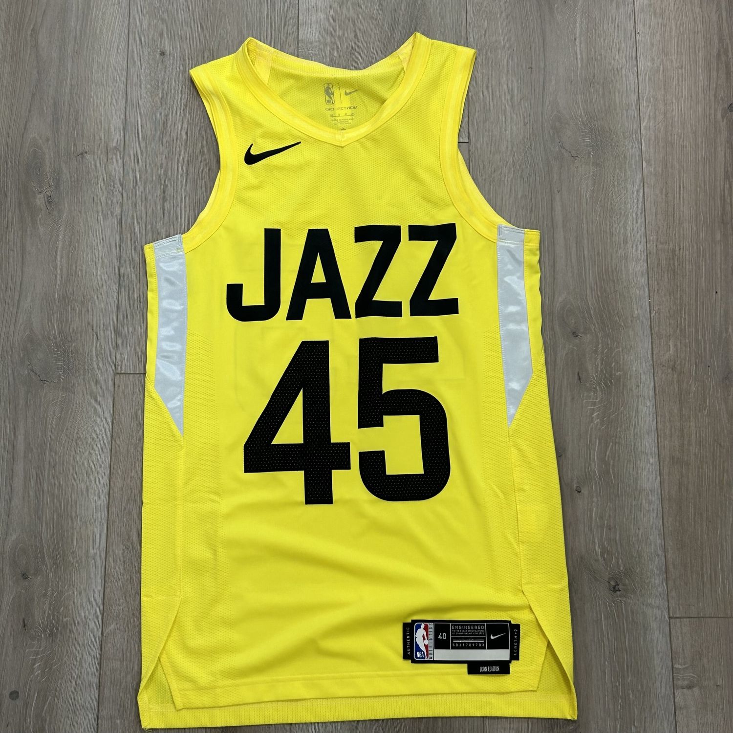 Nike Donovan Mitchell Utah Jazz Icon Edition Jersey - Pre-Owned, Clothing Size: S, Product Condition: Pre-Owned