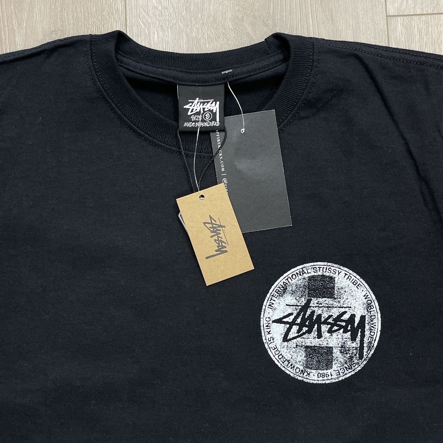 Stussy Dot Stamp Tee Black - New