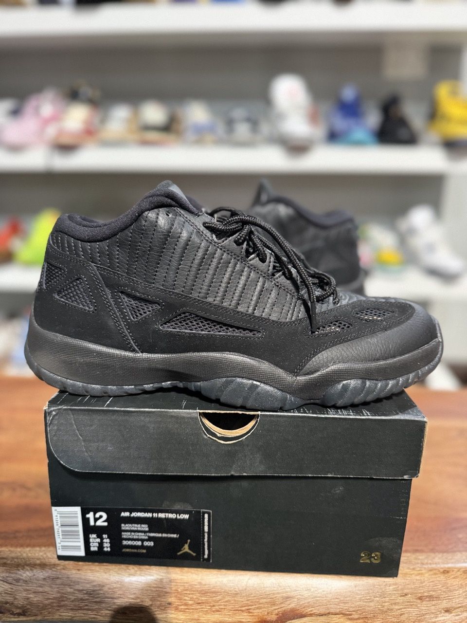 Jordan 11 Retro Low IE Referee (2015) - Pre-Owned, Product Condition: Pre-Owned, Shoe Size: US M 12