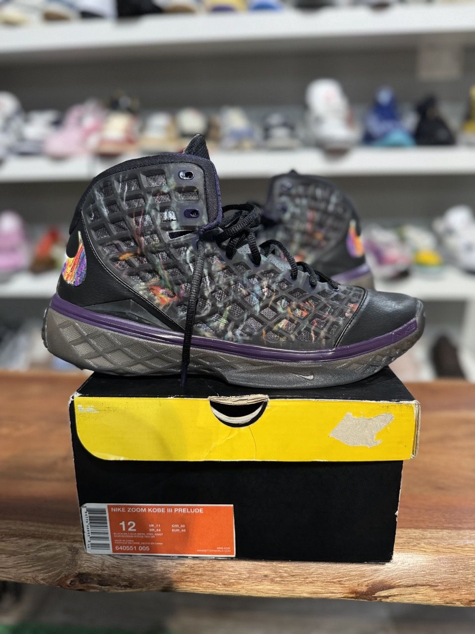 Nike Kobe 3 Prelude (Misery) - Pre-Owned, Product Condition: Pre-Owned, Shoe Size: US M 12