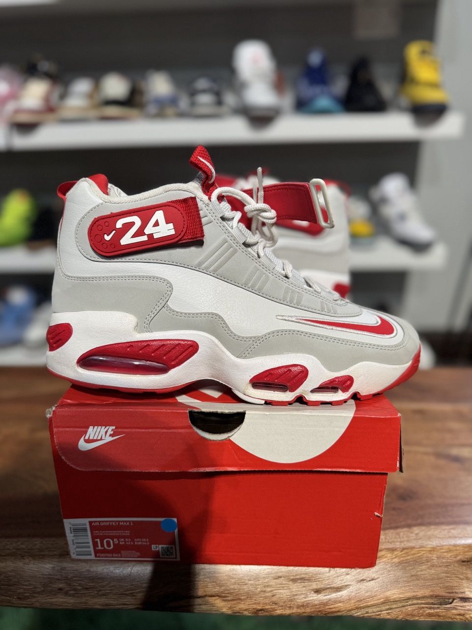 Nike Air Griffey Max 1 Cincinnati Reds (2023) - Pre-Owned, Product Condition: Pre-Owned, Shoe Size: US M 10.5