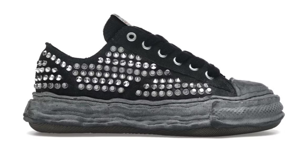 Maison Mihara Yasuhiro Peterson 23 OG Sole Studded Canvas Low, Product Condition: Brand New, Shoe Size: US M 12