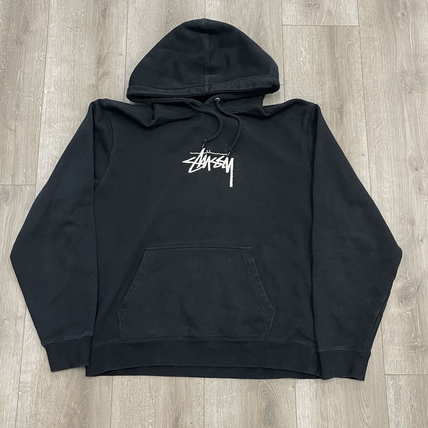 Stussy Embroidered Hoodie - Pre-Owned, Clothing Size: XL, Product Condition: Pre-Owned