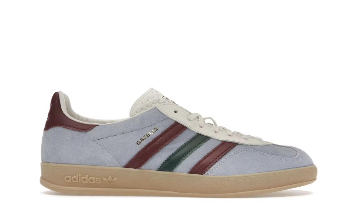 adidas Gazelle Indoor Blue Dawn Collegiate Burgundy