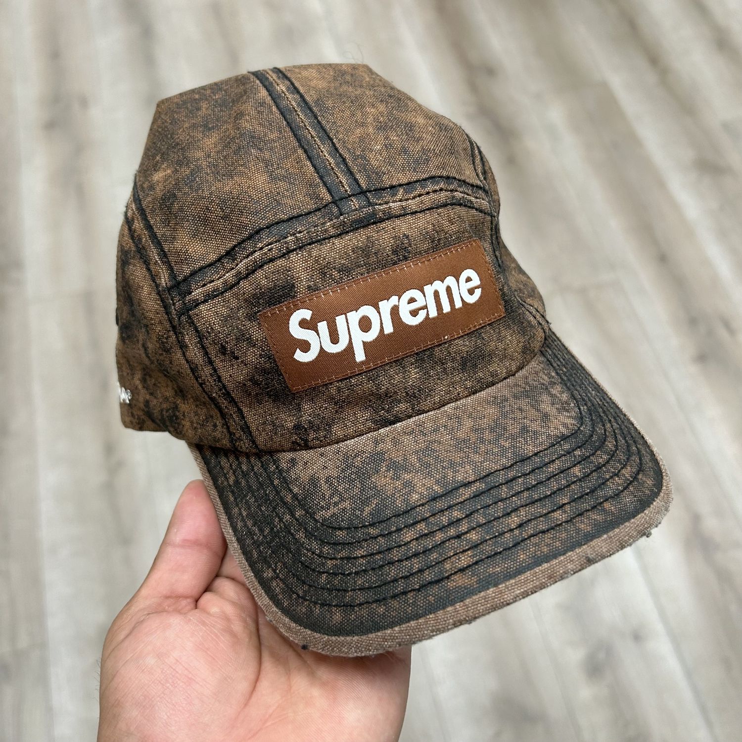 Men&#39;s Supreme Washed Cordura Camp Cap - Pre-Owned, Accessory Size: OSFA, Product Condition: Pre-Owned