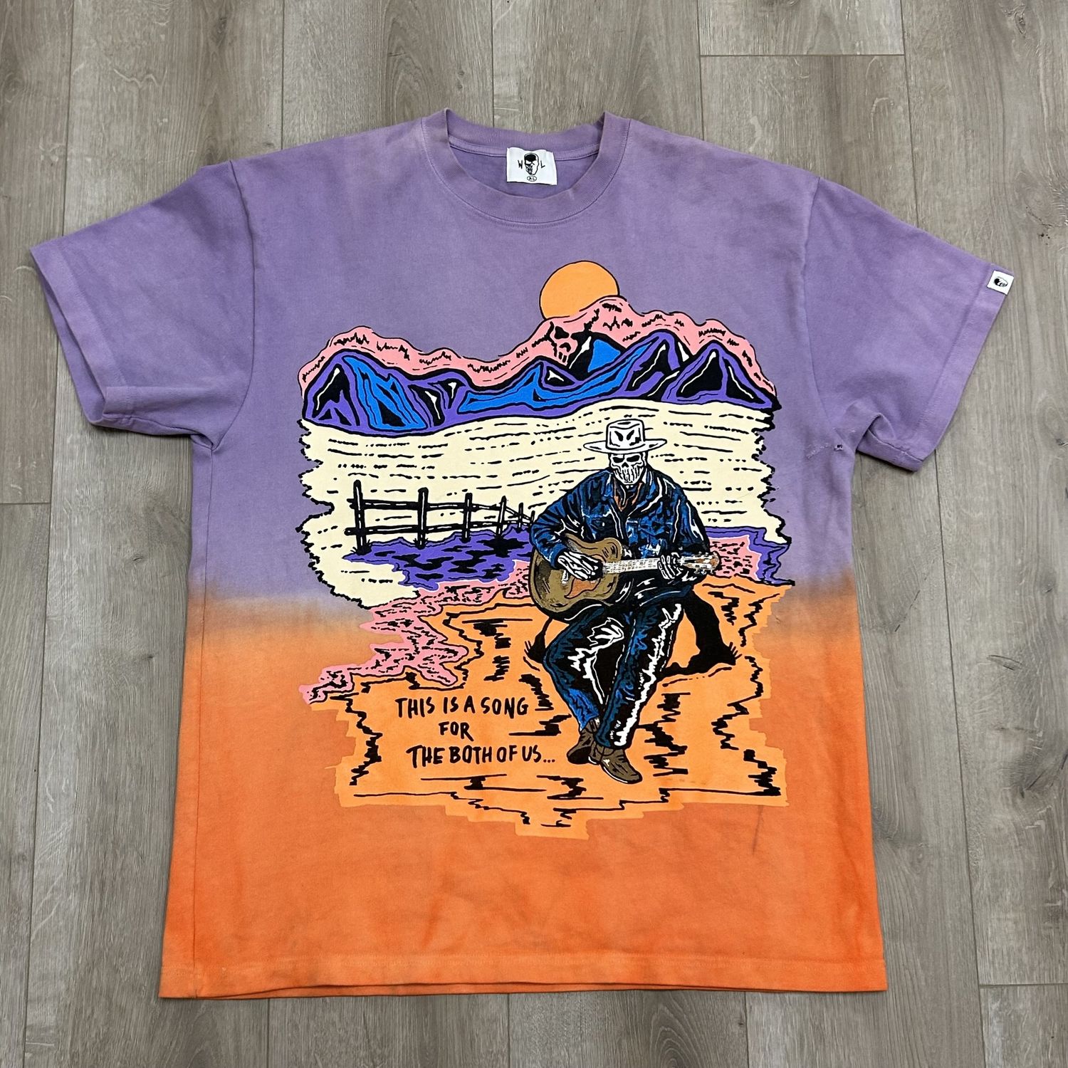 Warren Lotas The Singer Ombre Shirt - Pre-Owned, Clothing Size: XL, Product Condition: Pre-Owned