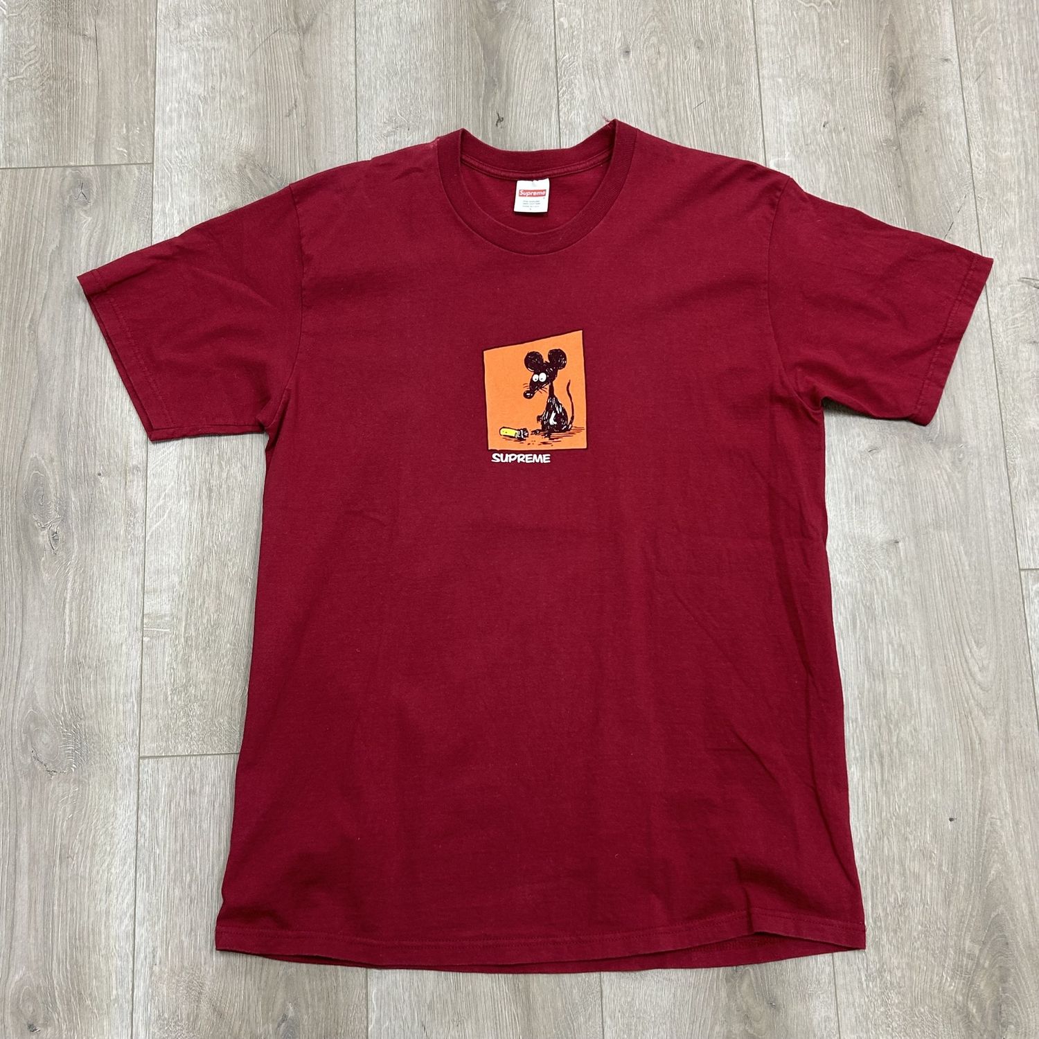 Supreme Mouse Tee - Pre-Owned, Clothing Size: L, Product Condition: Pre-Owned