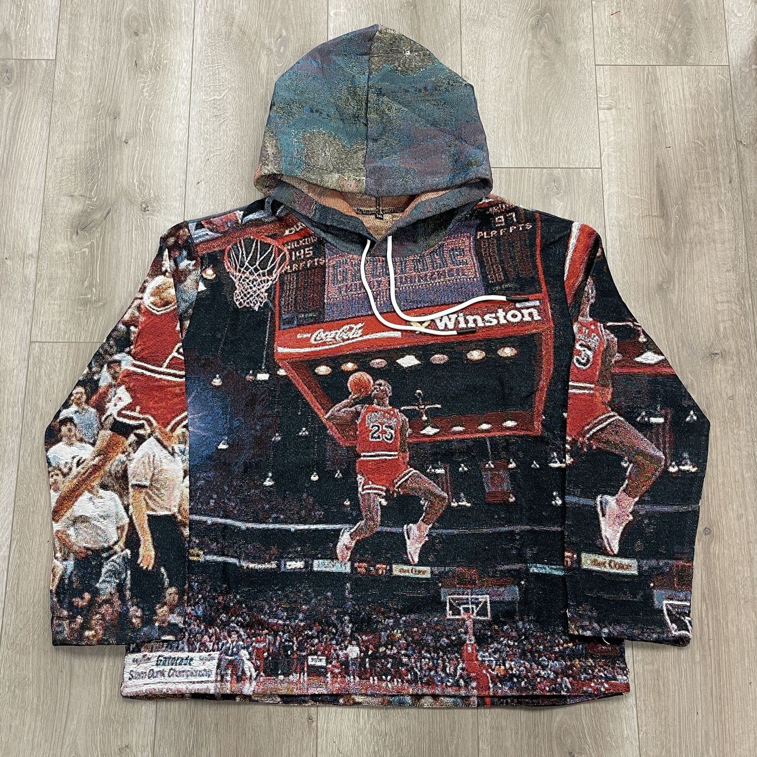 Michael Jordan Chicago Bulls Tapestry Hoodie - Brand New, Clothing Size: L, Product Condition: Brand New