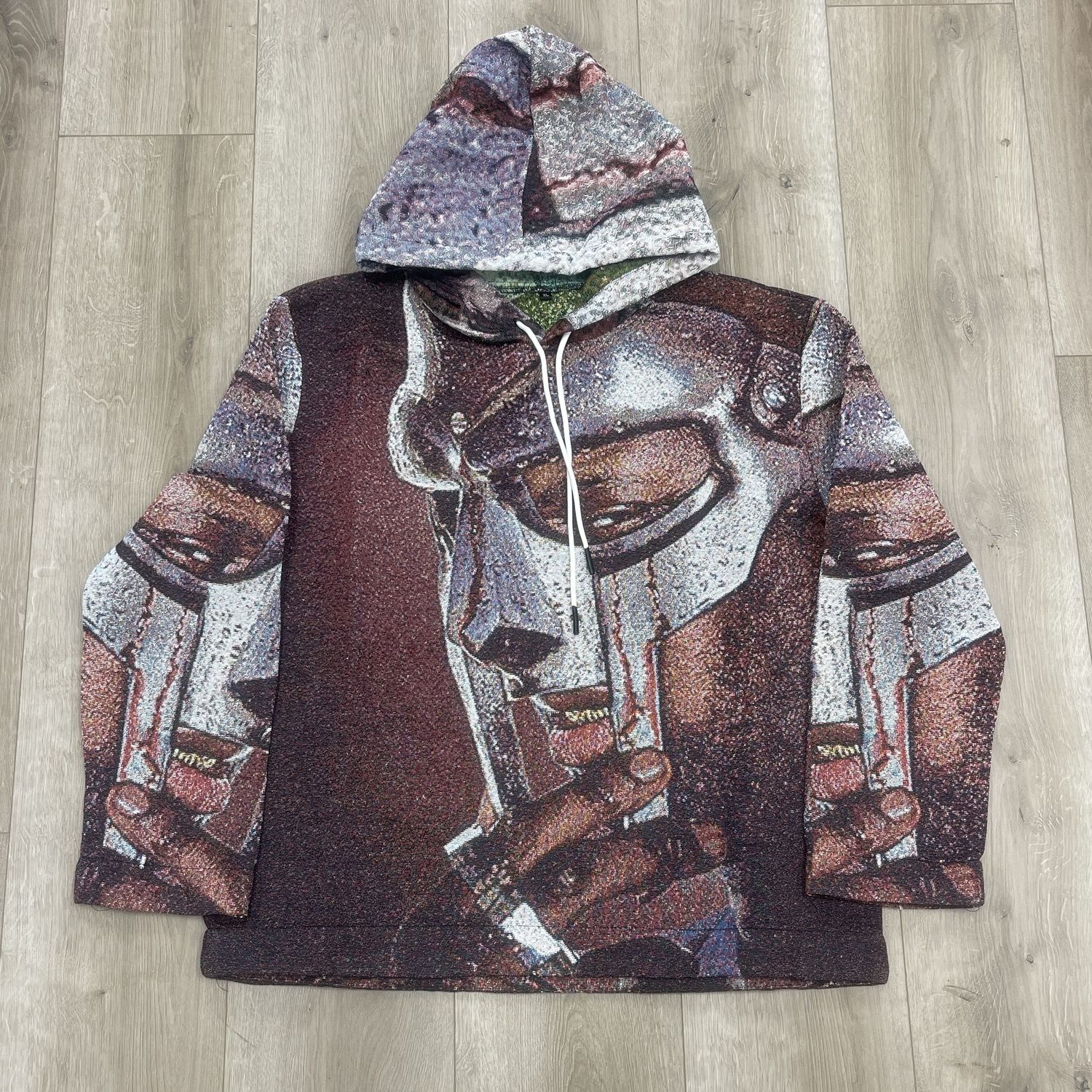 MF Doom Tapestry Hoodie - Brand New, Clothing Size: XL, Product Condition: Brand New