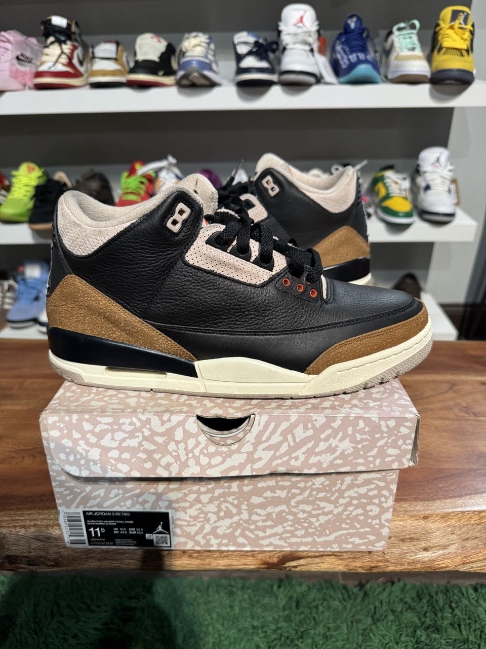 Jordan 3 Retro Desert Elephant • Pre-Owned, Product Condition: Pre-Owned, Shoe Size: US M 11.5