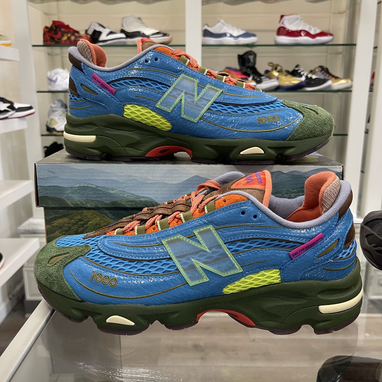 New Balance 1000 Salehe Bembury - Pre-Owned, Product Condition: Pre-Owned, Shoe Size: US M 12