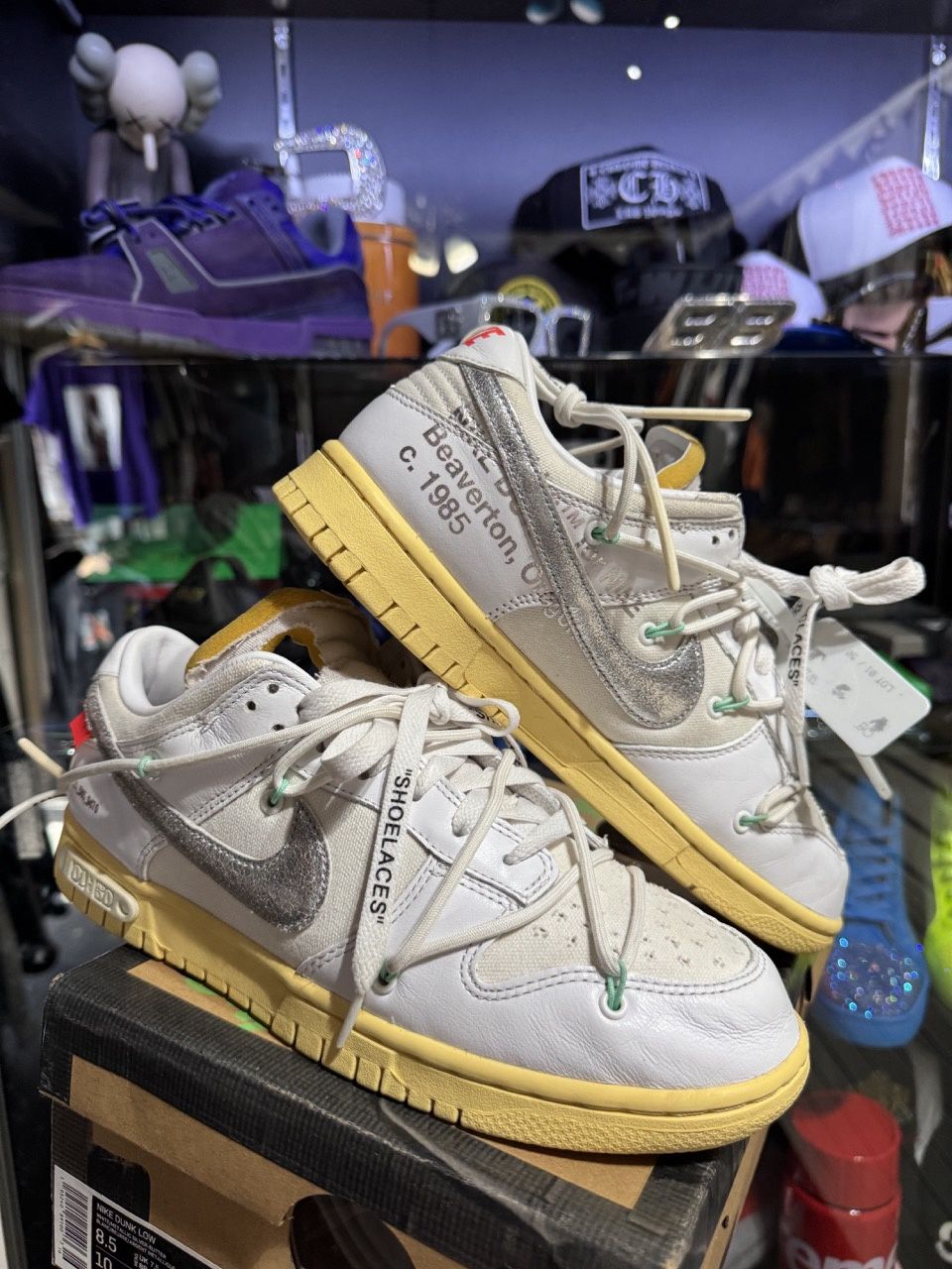 Nike Dunk Low Off-White Lot 1 - Pre-Owned, Product Condition: Pre-Owned, Shoe Size: US M 8.5