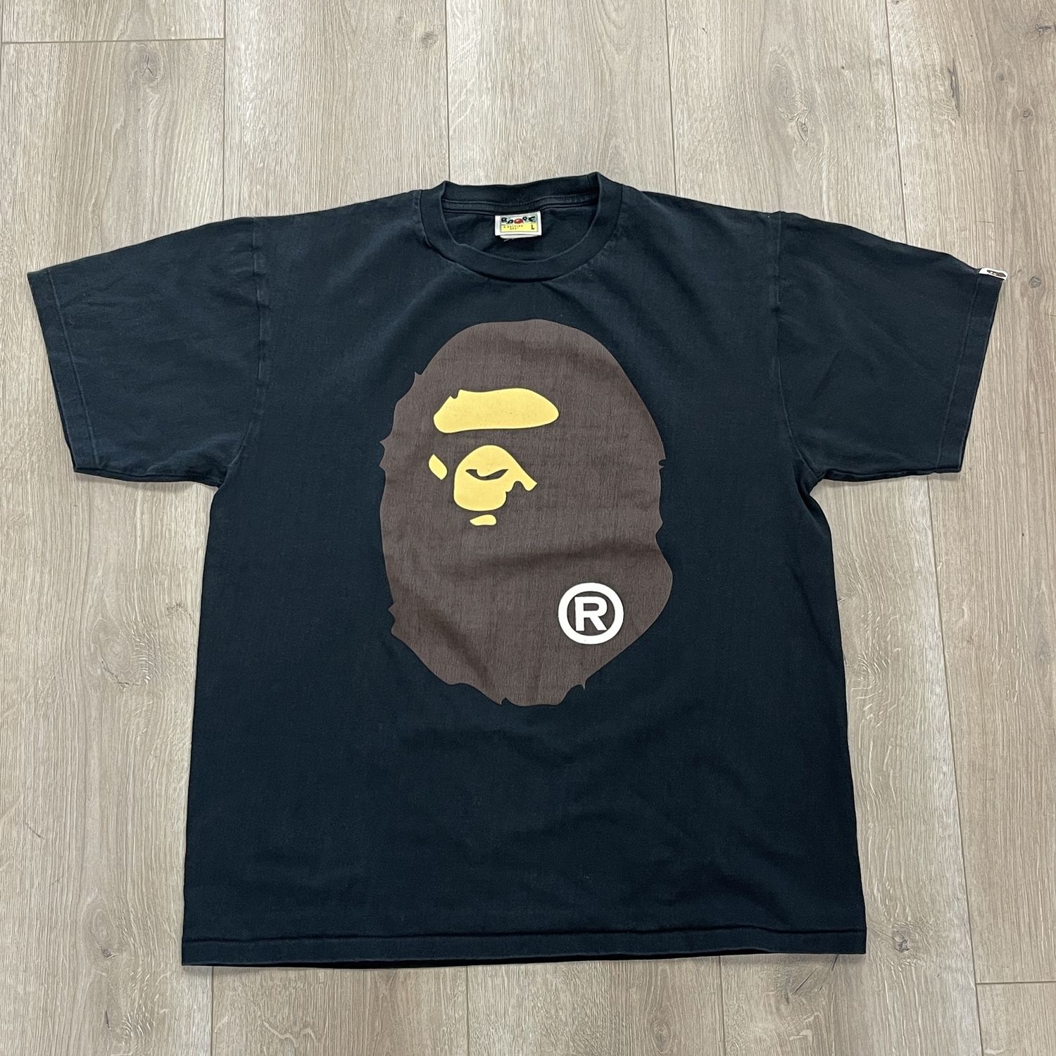 A Bathing Ape Big Ape Head Tee - Pre-Owned, Clothing Size: L, Product Condition: Pre-Owned
