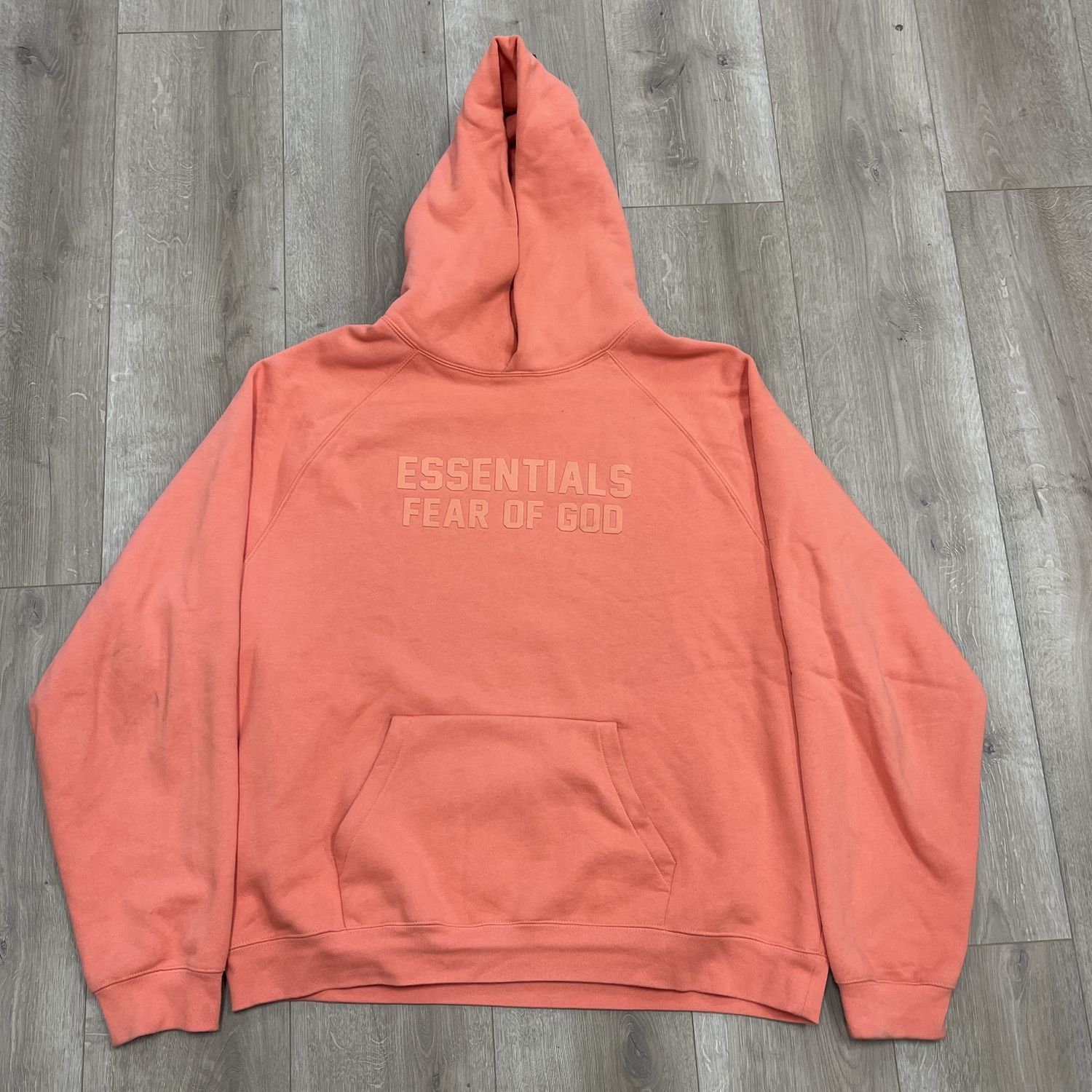 Fear of God Essentials Coral Hoodie - Pre-Owned, Clothing Size: XXL, Product Condition: Pre-Owned